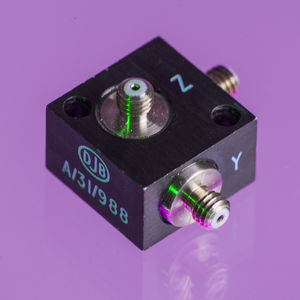 triaxial accelerometer / piezoelectric / general purpose