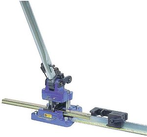 manual punching and cutting machine / mechanical / for DIN rail / cutting