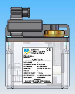 oil pump / electric / piston / filling