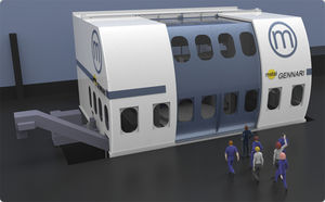 safety guard with sliding doors / for lathes