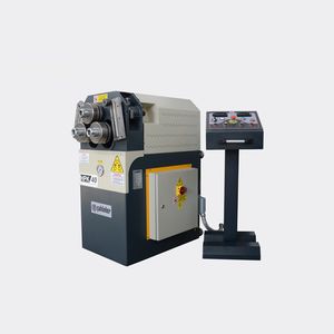 hydraulic bending machine / profile / horizontal / 3 drive rollers