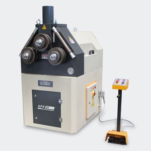 hydraulic bending machine / for tubes / profile / 3 drive rollers