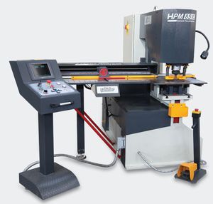 automatic punching machine / hydraulic / for metal sheets / double-head