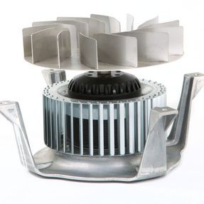 centrifugal fan / ventilation / galvanized steel / AC