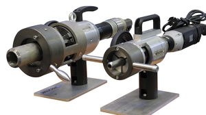 electric chamfering machine / pneumatic / portable / for tubes