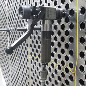 exchanger tube beveling machine / pneumatic / portable / weld preparation