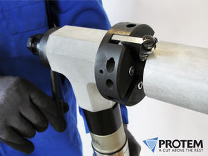 electric beveling machine / pneumatic / hydraulic / portable