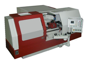surface grinding machine / for metal sheets / PLC-controlled / 2-axis