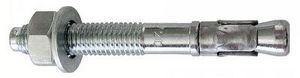 anchor bolt / with hexagonal head