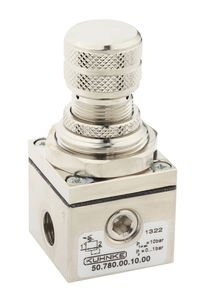 precision pressure regulator / single-stage / membrane / pneumatic