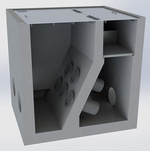 cartridge filtration unit / rainwater / compact / high-capacity