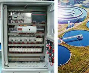 control cabinet / floor-mounted / double-door / polyester