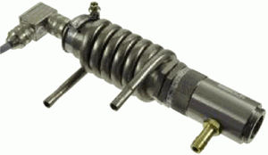 digital pyrometer / stationary / with fiber optic / industrial