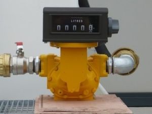 baffle plate flow meter / for fuel / flange