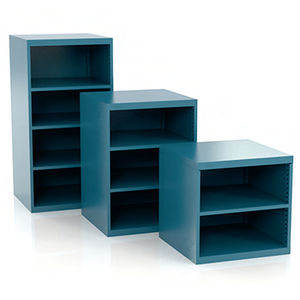 storage cabinet / floor-mounted / shelf / metal