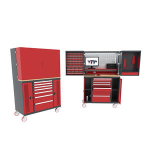 storage and dispensing enclosure system / floor-mounted / door / with drawer