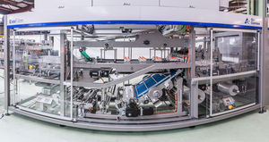 automatic shrink wrapping machine / without sealing bar / seamless