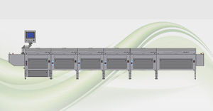 UV curing system / for drying / with belt conveyor