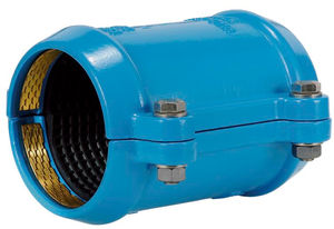 push-fit fitting / cylindrical / stainless steel / not specified