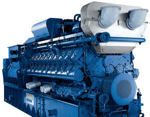 gas-fired engine / turbocharged / for generator sets