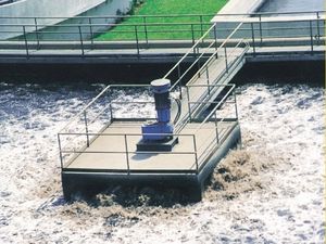 surface aerator / for wastewater treatment