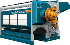single-shaft shredder / metal / compact