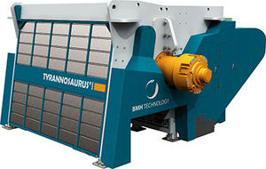 single-shaft shredder / for waste
