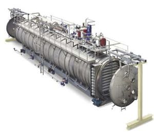 continuous dryer / for the pharmaceutical industry