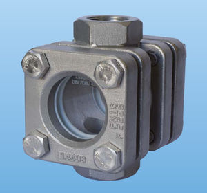 glass flow indication sight glass / threaded