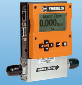 mass flow meter / thermal / for gas / in-line