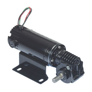 DC electric gearmotor / right-angle / worm / 90 V