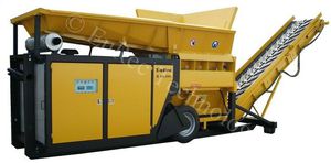 double-shaft shredder / for waste