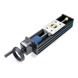 linear positioning stage / manually-operated / 1-axis / sliding
