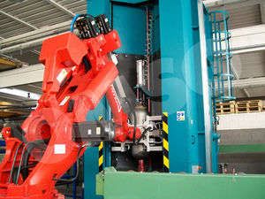 rotating table shot blasting machine / for metal / automatic