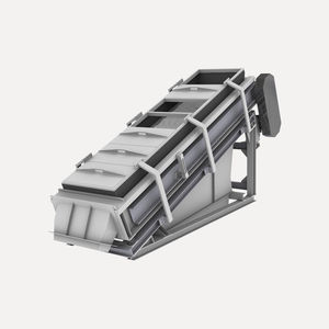 vibrating screener / for bulk materials / inclined
