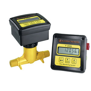impeller flow meter / for water / digital / 4-20 mA