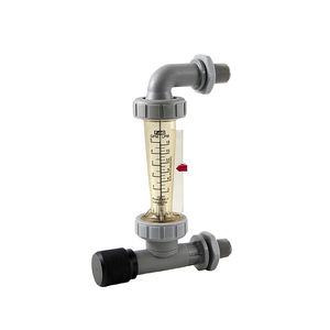 variable-area flow meter / for liquids / compact / plastic tube