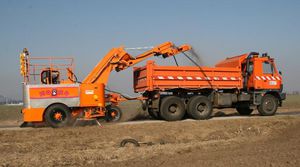 truck-mounted sweeper