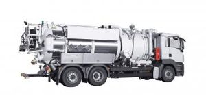 sewer cleaner truck / vacuum-loader / triple axle