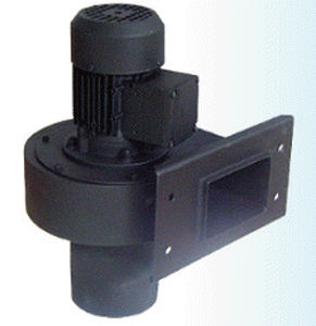 radial fan / exhaust / single-inlet / industrial