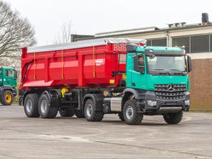 tipper dump semi-trailer / 2-axle / heavy-duty