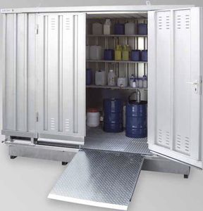 metal intermodal container / storage / ventilated
