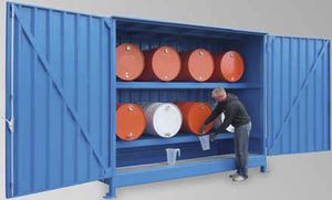 galvanized steel intermodal container / storage / multi-level