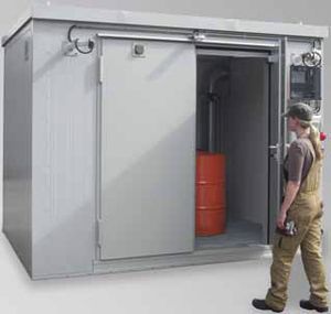 metal intermodal container / storage / ventilated