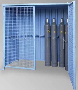 galvanized steel intermodal container / storage / for gas bottles