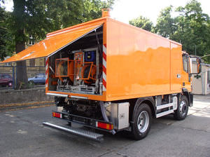 sewer cleaner truck