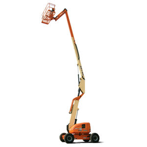 wheeled articulated boom lift / for construction / outdoor / diesel