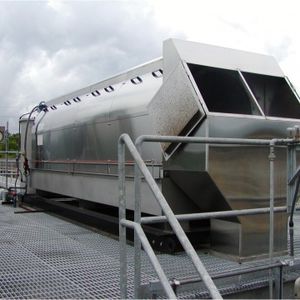 drum thickener / for sludge treatment / for wastewater treatment plants