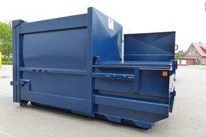 mobile waste compactor / horizontal / hydraulic / for waste containers