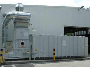 stationary waste compactor / hydraulic / recycling